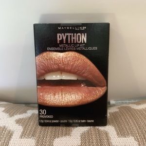 Maybelline python metallic lip kit NIB